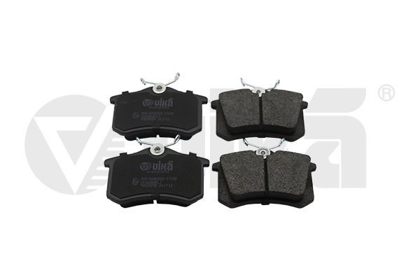 VIKA 66981404901: Plaquettes de frein Essieu arrière, avec accessoires