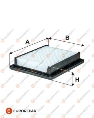 EUROREPAR E147143: Gaisa filtrs bez rupjās attīrīšanas filtra