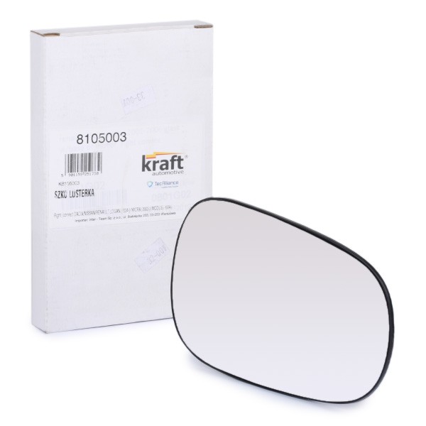 KRAFT 8105003: Spiegelglas, buitenspiegel Aan beide zijden