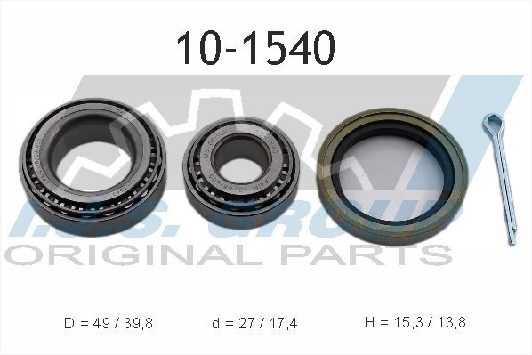 IJS GROUP 10-1540: Hjullagersats Bakaxel