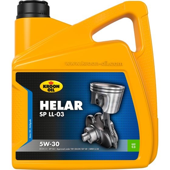 KROON OIL 32303: Motorový olej Helar SP LL-03 5W-30 4l, 5W-30 HELAR, SP LL-03