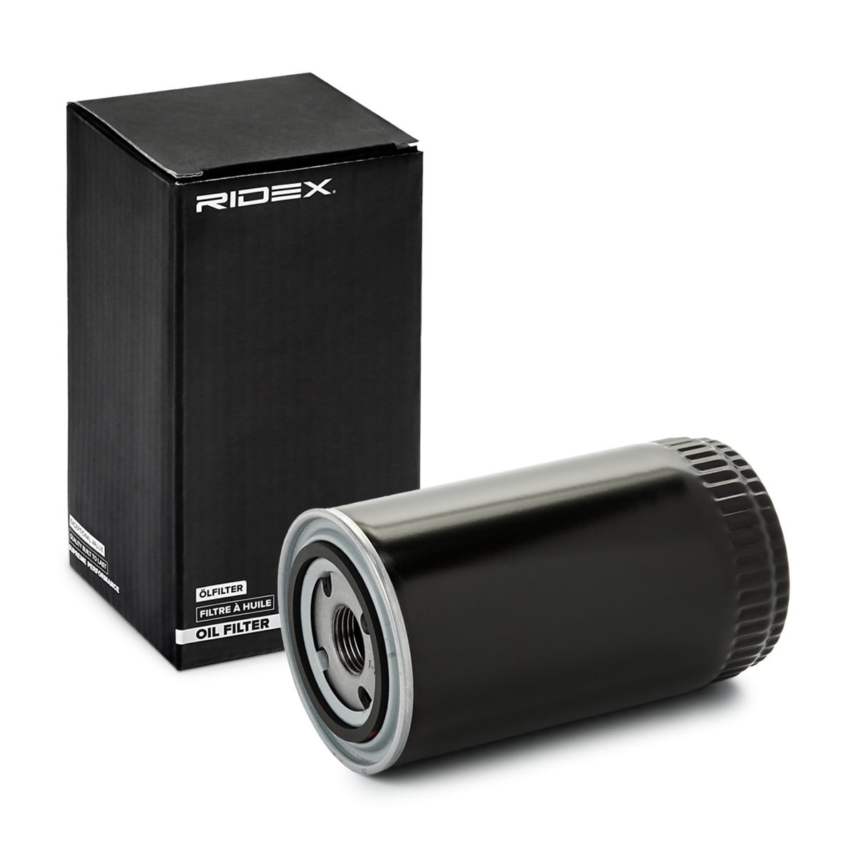 RIDEX 7O0167: Oliefilter med en returløbs-stop-ventil