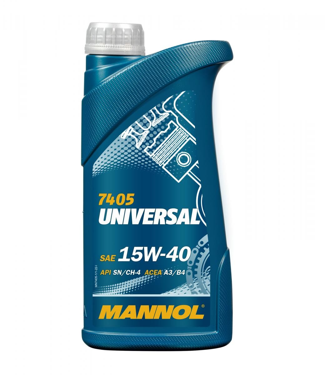 MANNOL MN7405-1: Motorový olej 1l, 15W-40 UNIVERSAL