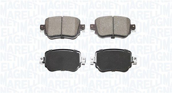 MAGNETI MARELLI 363916060887: Bromsbelägg