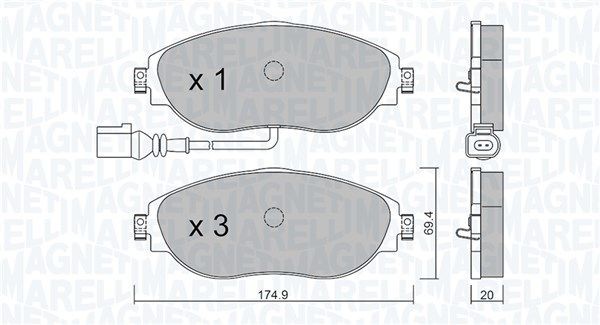 MAGNETI MARELLI 363916060888: Bremžu kluči