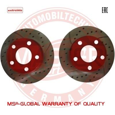 MASTER-SPORT 24011002581SER-PCS-MS: Bremseskive Bagaksel venstre, Ø: 245mm, fuldstændigt, coatet