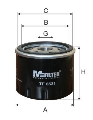 MFILTER TF 6531: Õlifilter