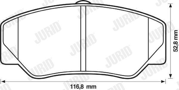 JURID 571336D: Remblokken Zonder toebehoren