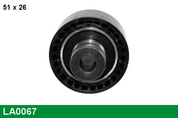 LUCAS LA0067: Polea inversión / guía, correa poli V Ø: 51mm, Ø: 51mm