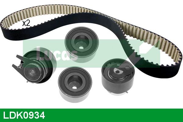 LUCAS LDK0934: Kit de correa de distribución Núm. dientes: 85, con PTE (politetrafluoretilen)