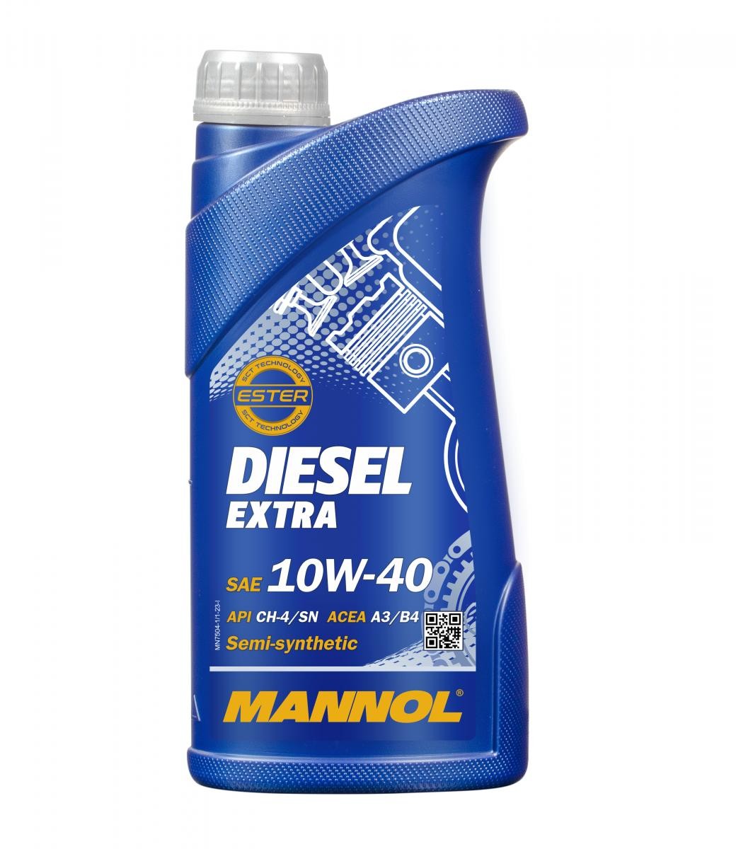 MANNOL MN7504-1: Motorový olej 1l, 10W-40 DIESEL EXTRA