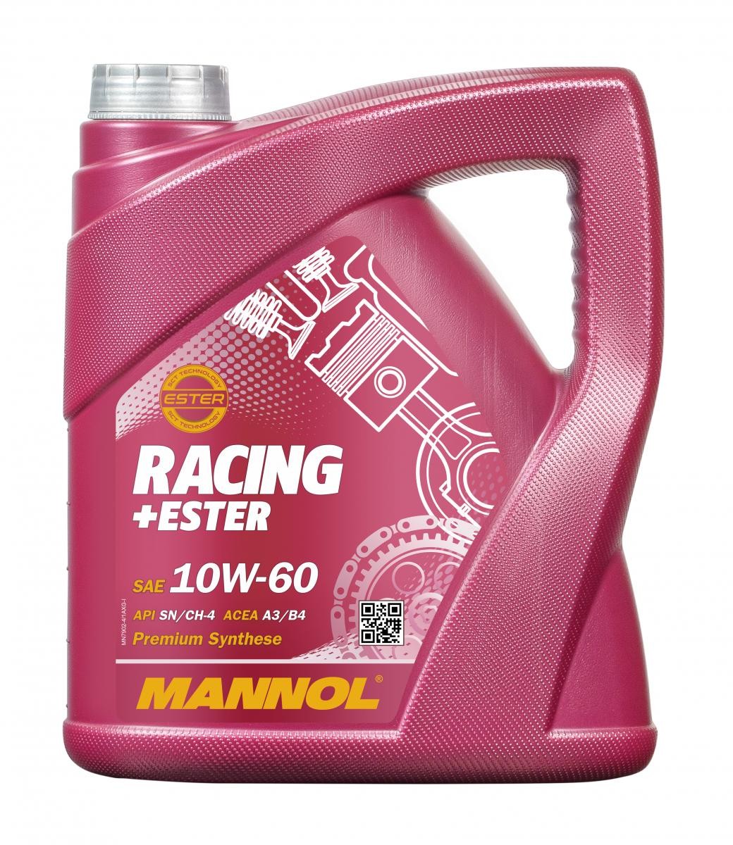 MANNOL MN7902-4: Motorový olej 4l, 10W-60 RACING+ESTER