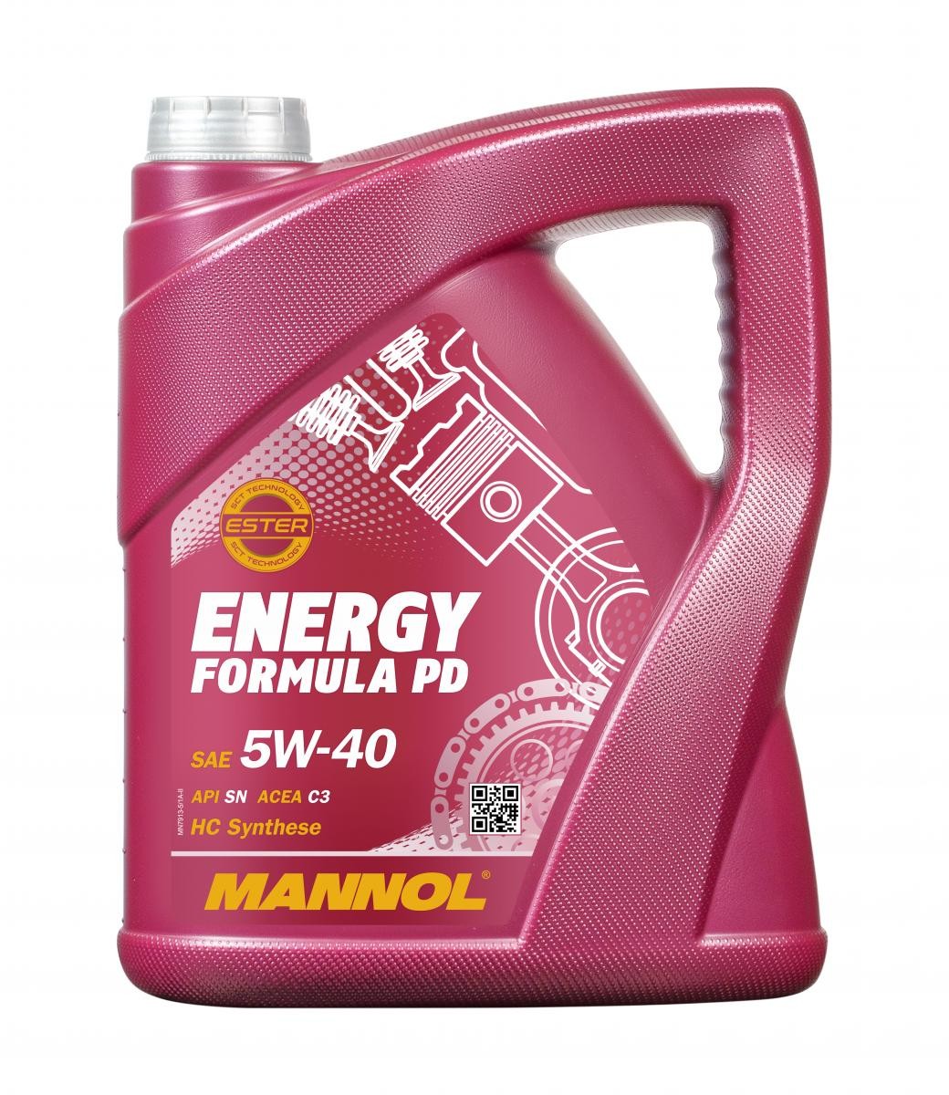 MANNOL MN7913-5: Huile moteur 5I, 5W-40 ENERGY FORMULA PD