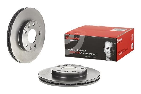 A.B.S. 09.B463.11: Bremseskive BREMBO COATED DISC LINE Ø: 269mm, ventileret, Gråt støbejern, Ø: 269mm, coatet, med skruer
