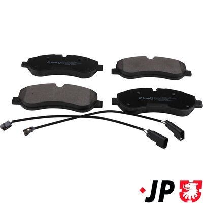 JP GROUP 1563607710: Bromsbelägg JP framaxel