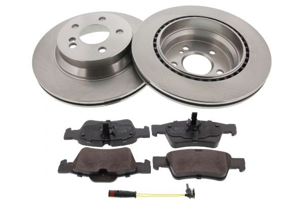 MAPCO 47814/1: Fék készlet, tárcsafék hátsótengely, Ø: 300mm, Szellőztetett