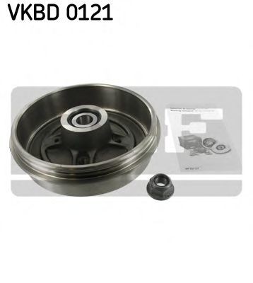 SKF VKBD 0121: Remtrommel 234mm, Met ingebouwd wiellager
