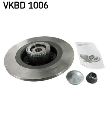 SKF VKBD 1006 Bremsscheibe Ø: 274mm, voll, Ø: 274mm, mit integriertem Radlager, mit integriertem magnetischen Sensorring