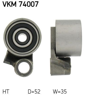 SKF VKM 74007: Polea tensora, correa dentada