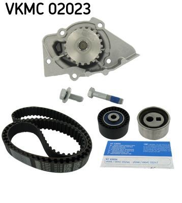 SKF VKMC 02023: Bomba de agua + kit de correa de distribución Núm. dientes: 141