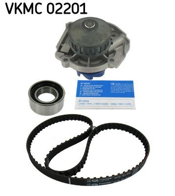SKF VKMC 02201: Vezérműszíj készlet vízpumpával Fogszám: 108