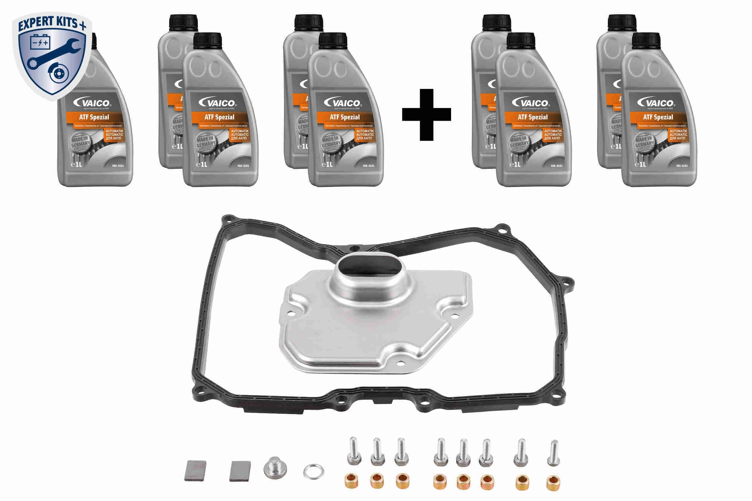 VAICO V20-2094-XXL: Kit de vidange pour boîte automatique EXPERT KITS + avec accessoires, avec joint d'étanchéite, avec bague d'étanchéité, avec quantité d'huile pour rinçage à l'huile