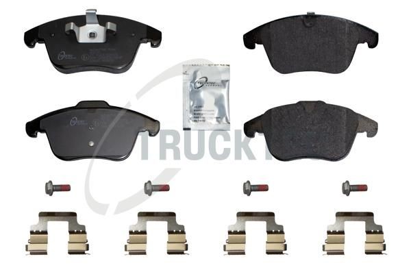 TRUCKTEC AUTOMOTIVE 22.35.128: Jarrupalat, levyjarru Etuakseli