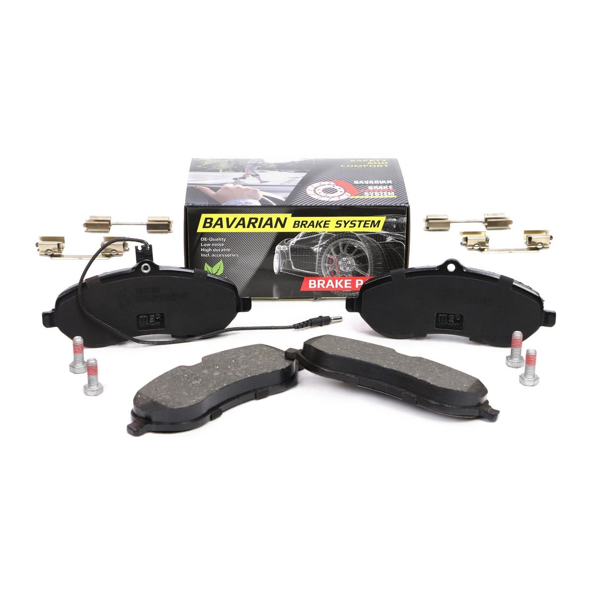 MASTER-SPORT K6027382: Remblokken BAVARIAN BRAKE SYSTEM Vooras, Met anti-kreukplaat