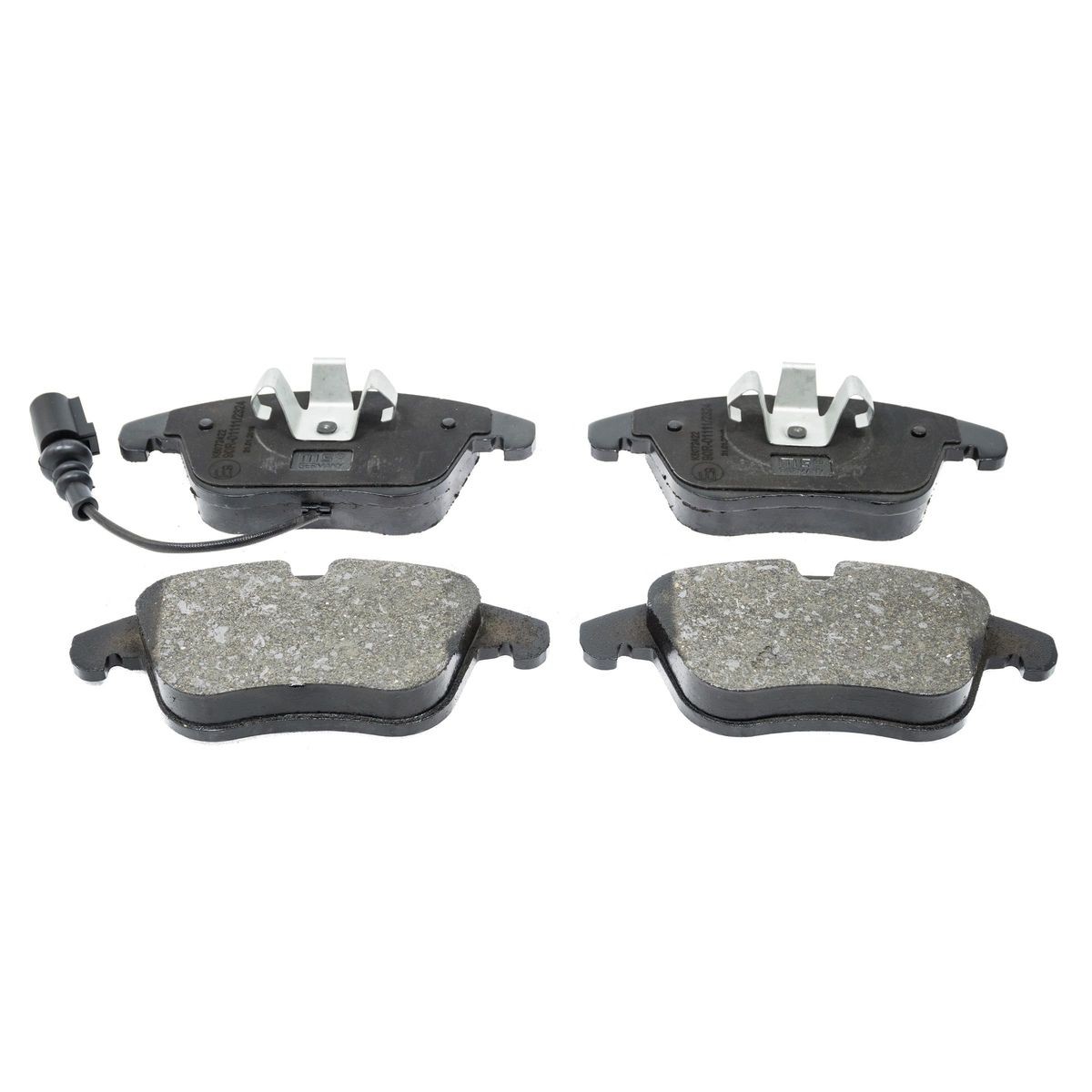 MASTER-SPORT K6072422: Bromsbelägg Bavarian Brake System framaxel, Anti-skrik-plåt