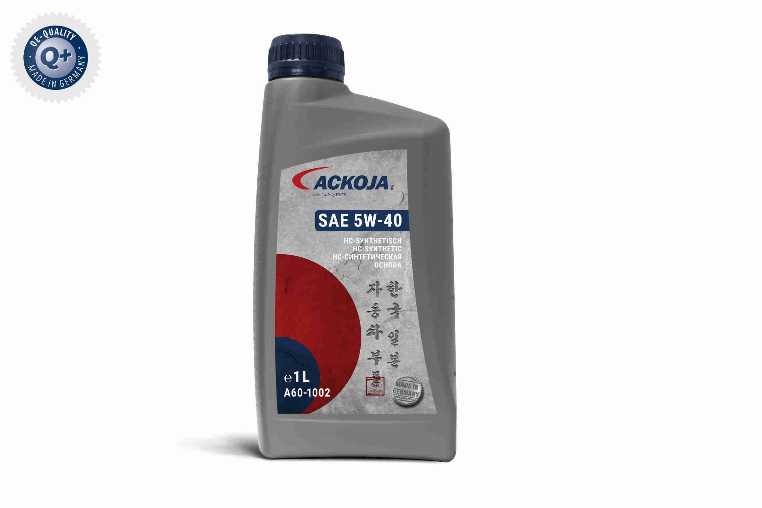 ACKOJA A60-1002: Motorový olej original spare part 1l, 5W-40