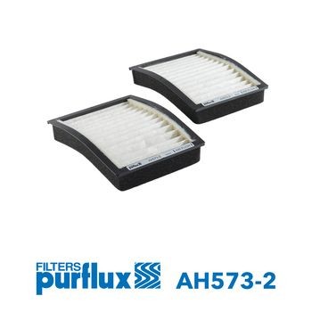PURFLUX AH573-2: Interieurfilter pollenfilter