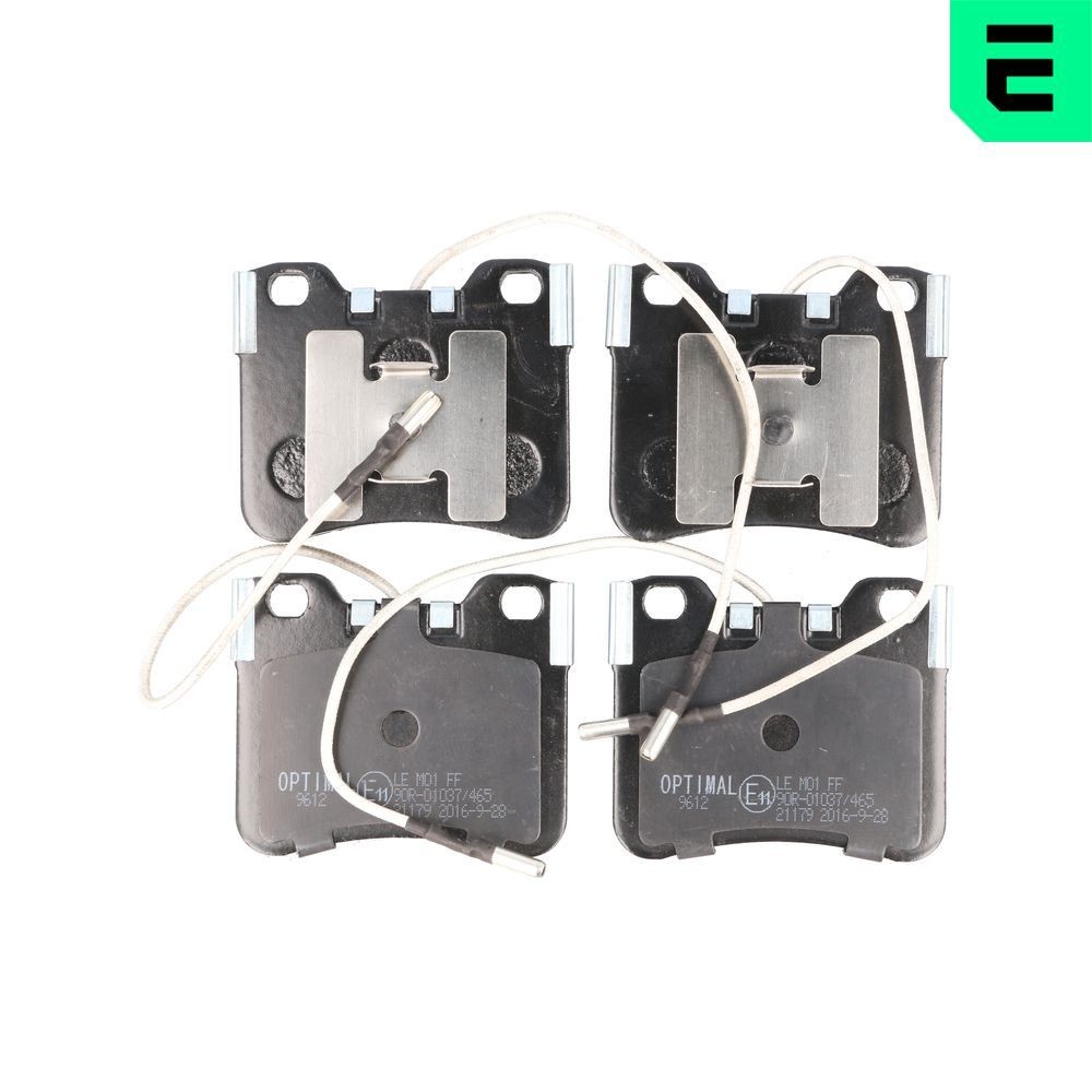OPTIMAL BP-09612: Bremseklodser foraksel