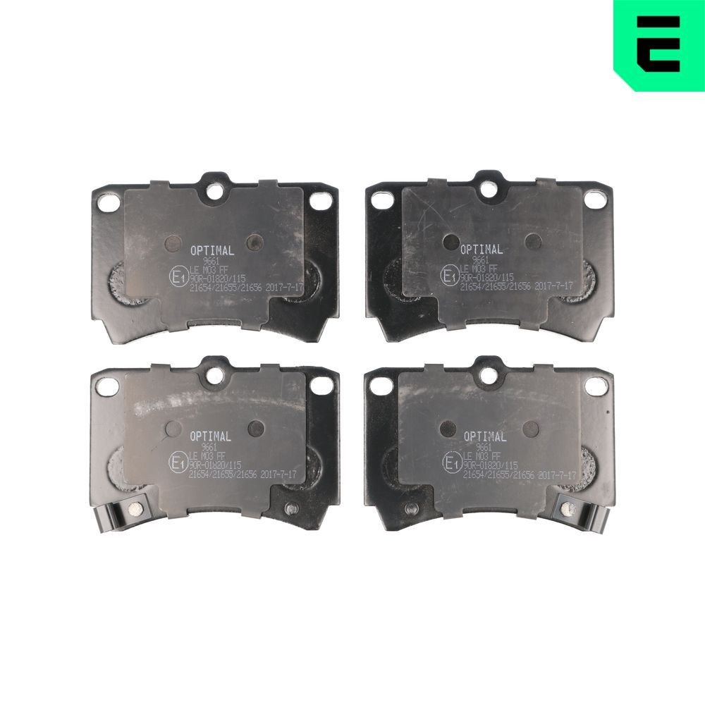 OPTIMAL BP-09661: Bremsbeläge Vorderachse