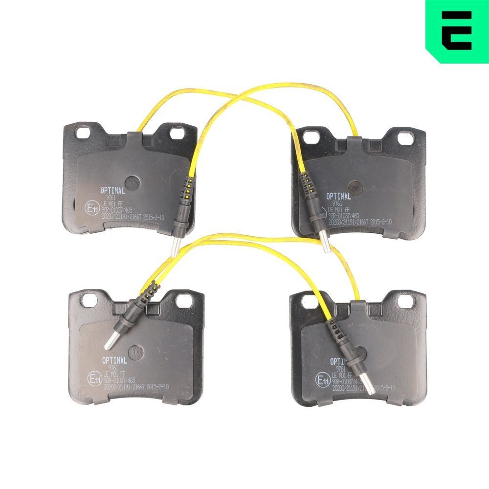 OPTIMAL BP-09761: Bremseklodser foraksel