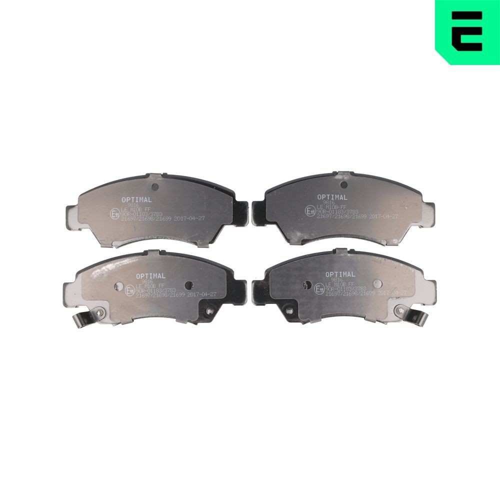 OPTIMAL BP-09816: Bremseklodser foraksel