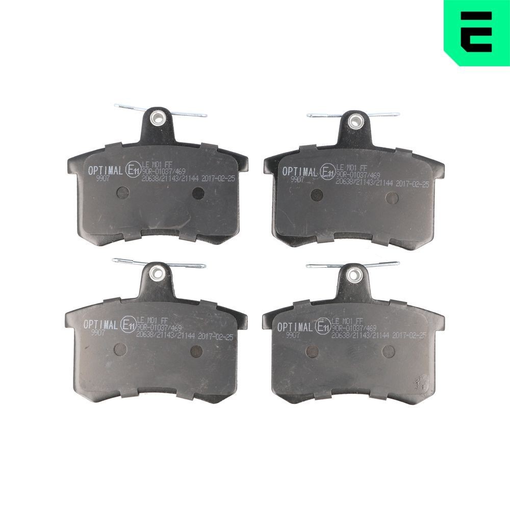 OPTIMAL BP-09907 Bremsbeläge Hinterachse