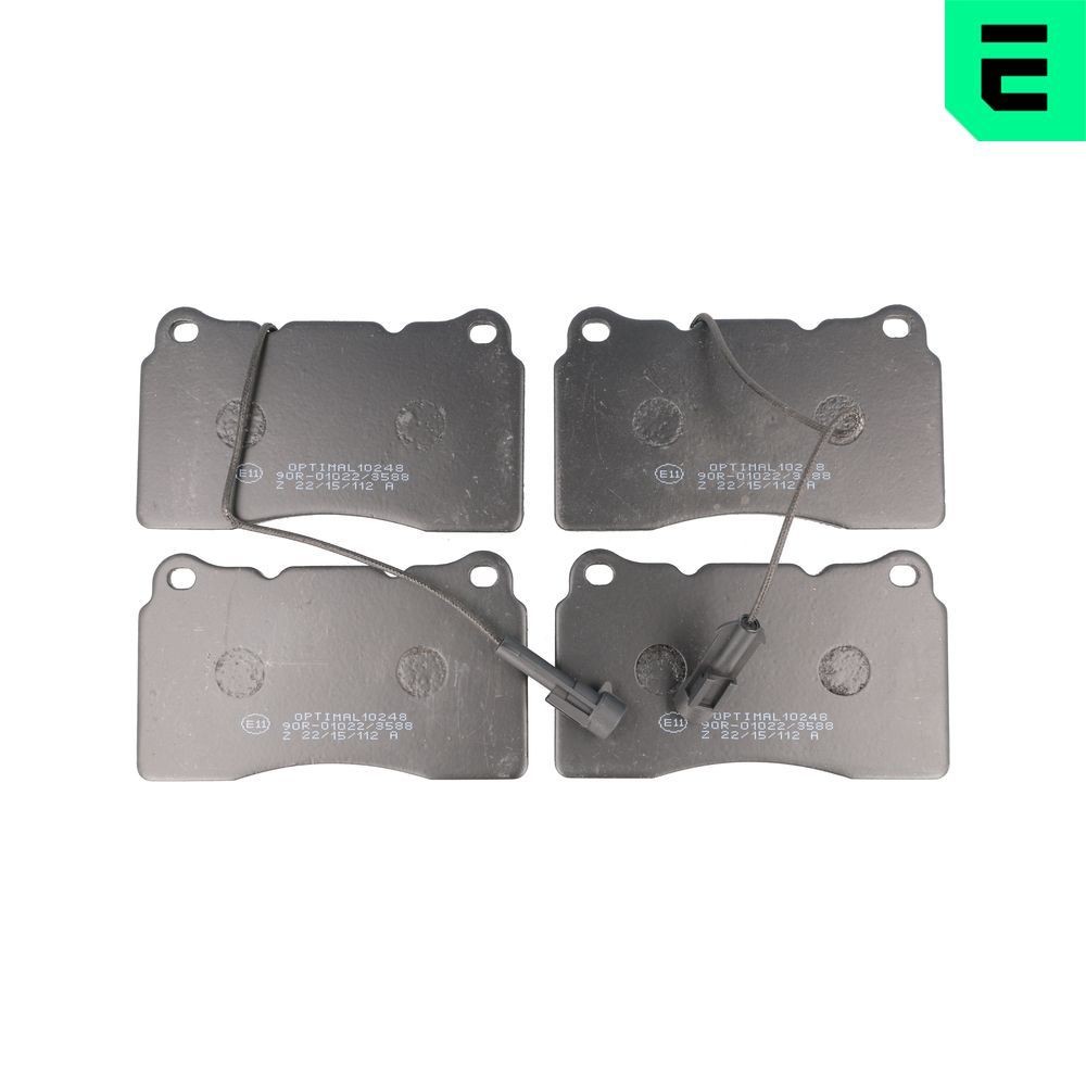 OPTIMAL BP-10248: Bromsbelägg framaxel