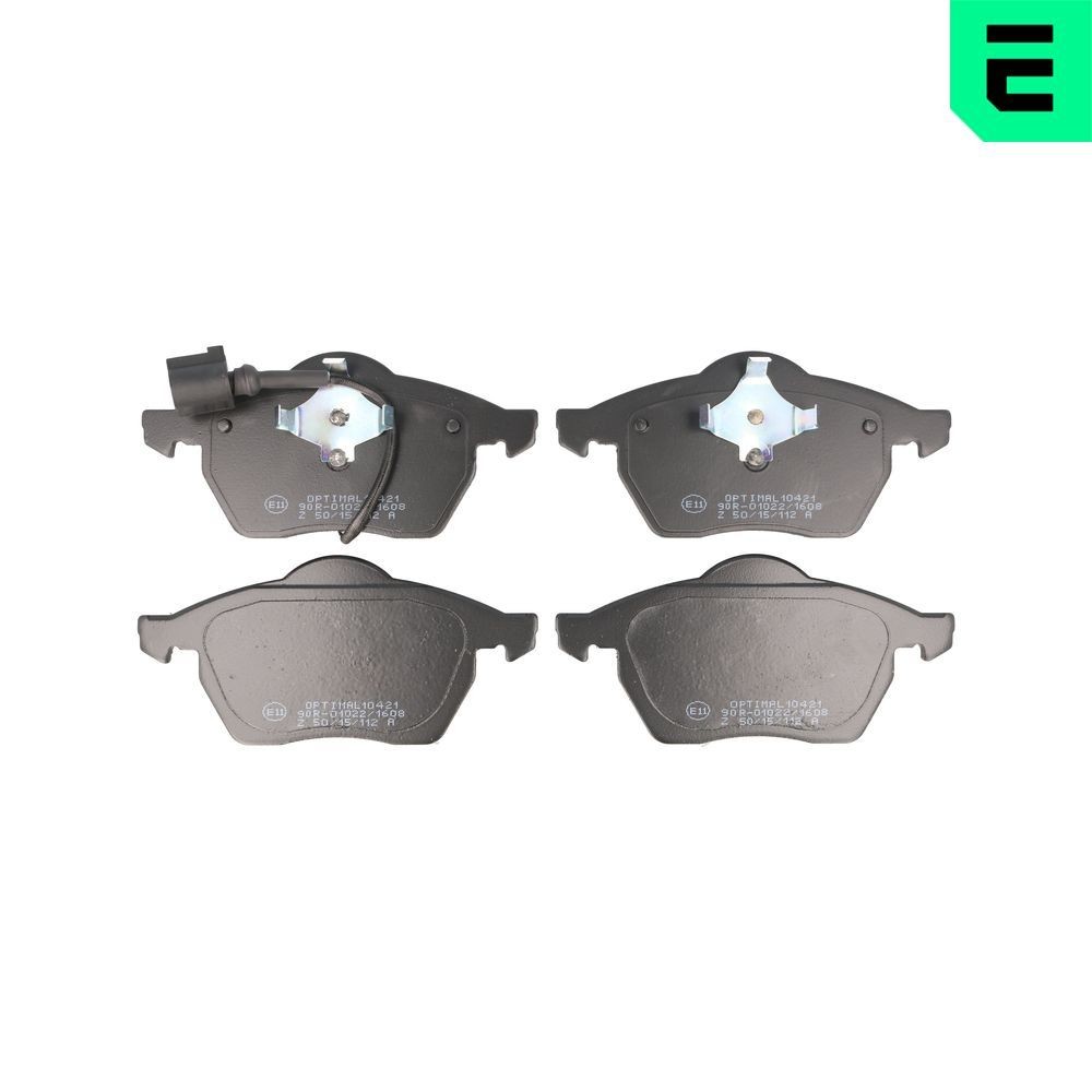 OPTIMAL BP-10421: Bromsbelägg framaxel
