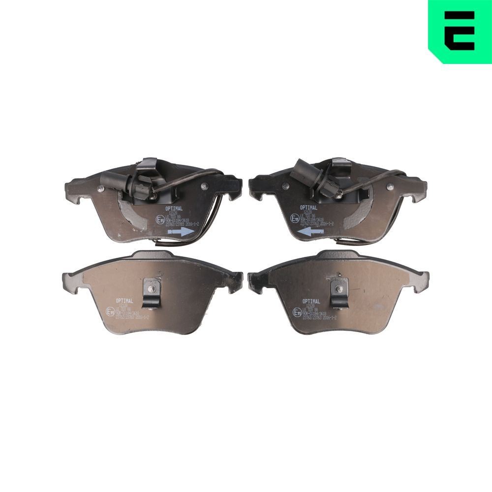 OPTIMAL BP-12128: Klocki hamulcowe Oś przednia