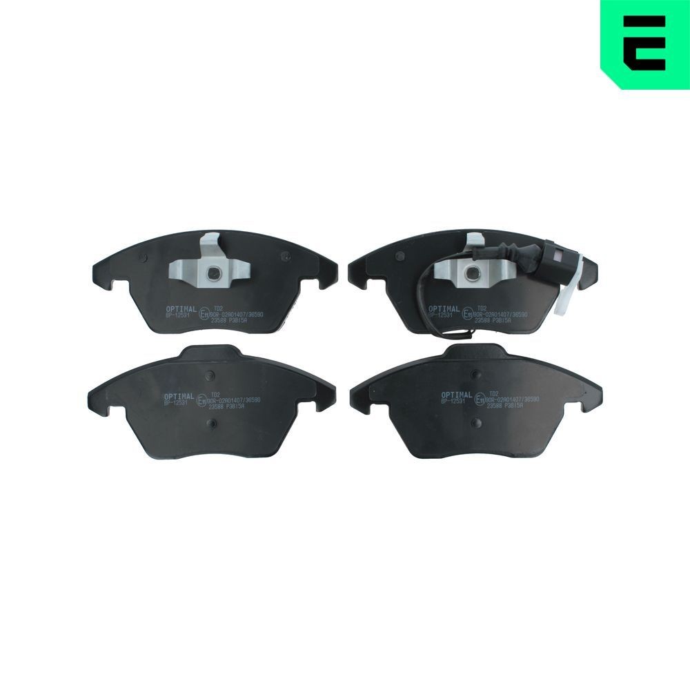 OPTIMAL BP-12531: Bromsbelägg framaxel