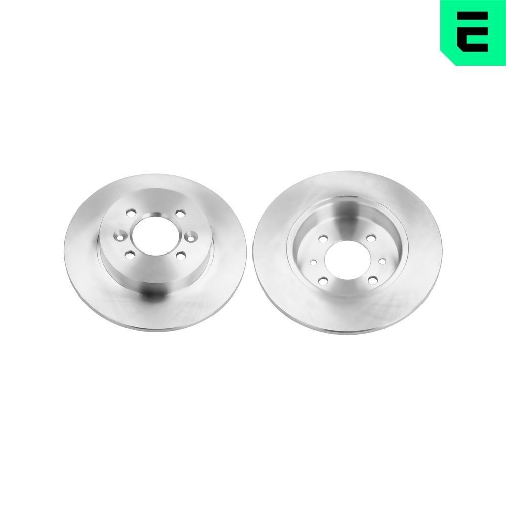 OPTIMAL BS-2390C: Bremseskive bagaksel, Ø: 265mm, fuldstændigt, Ø: 265mm, coatet