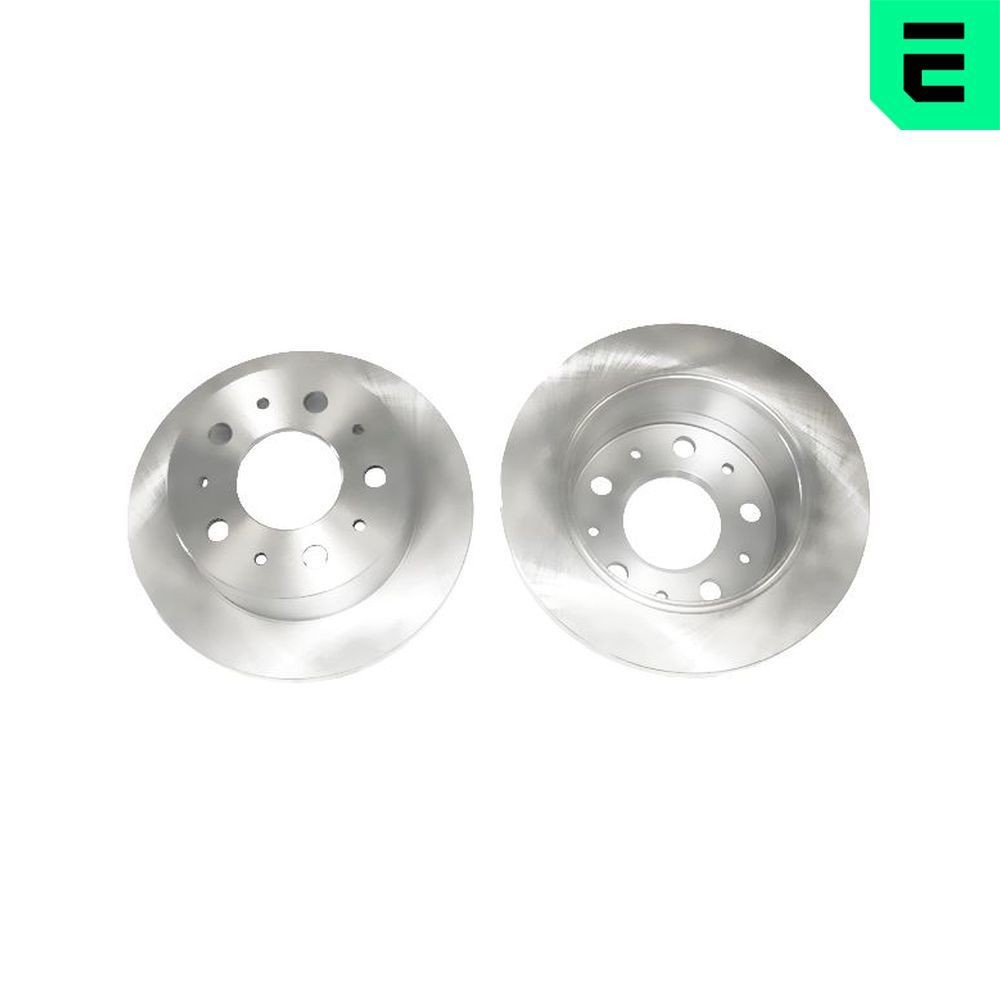 OPTIMAL BS-6760C: Remschijf Achteras, Ø: 280mm, volledig, Ø: 280mm, Gecoat, Met schroeven