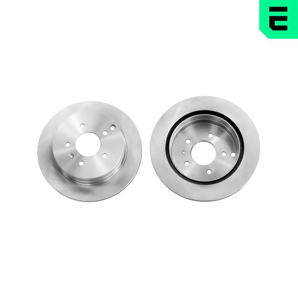 OPTIMAL BS-8492C: Remschijf Achteras, Ø: 303mm, Geventileerd, Ø: 303mm, Gecoat, Met schroeven