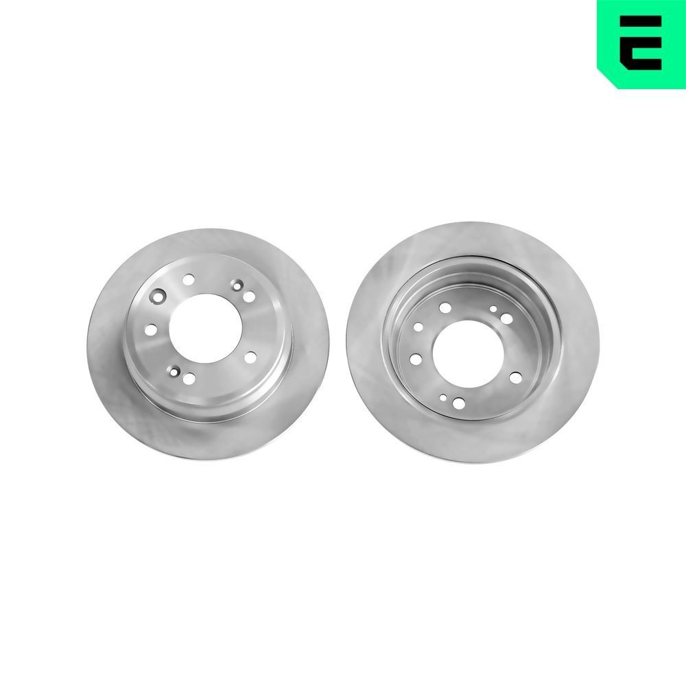 OPTIMAL BS-8560C: Remschijf Achteras, Ø: 262mm, volledig, Ø: 262mm, Gecoat, Met schroeven