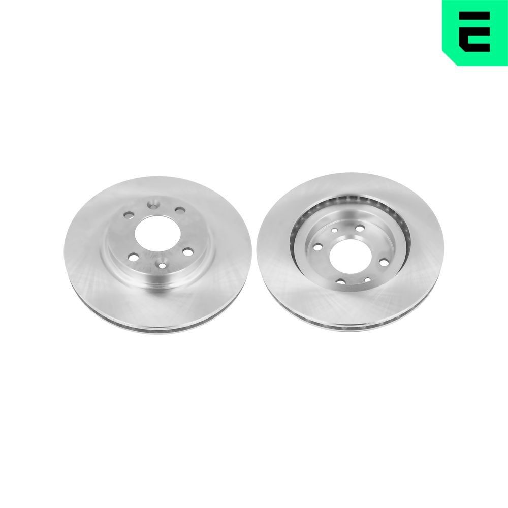 OPTIMAL BS-9154C: Bremsscheibe Vorderachse, Ø: 258mm, innenbelüftet, Ø: 258mm, beschichtet, mit Schrauben