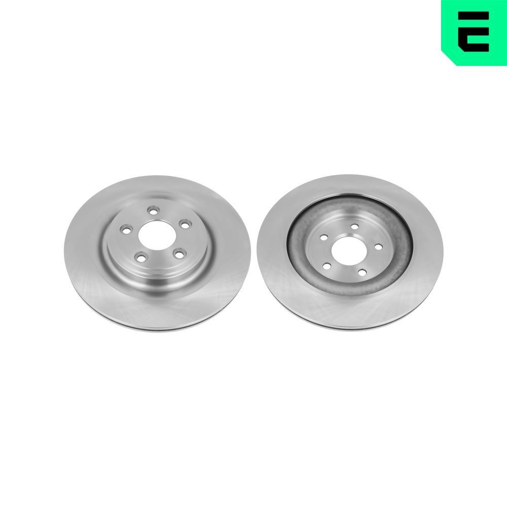 OPTIMAL BS-9176C: Bremžu diski Aizmugurējais tilts, Ø: 326mm, ventilējams, Ø: 326mm, pārklāts