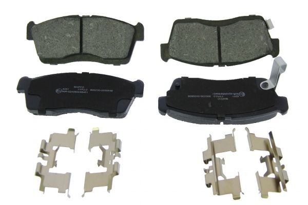 MAPCO 6251: Juego de pastillas de freno Eje delantero, con accesorios