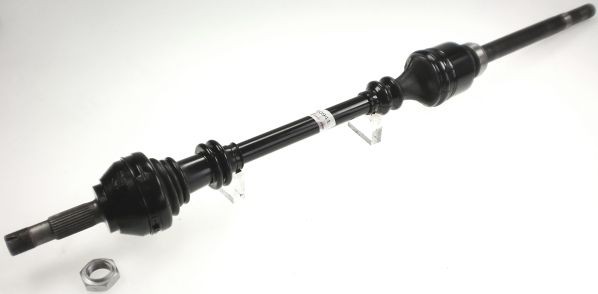 LÖBRO 303043: Piedziņas vārpsta 1100mm, ar gultni, ar uzgriezni