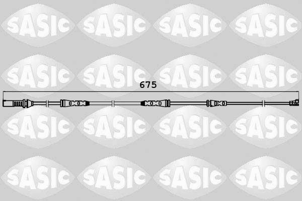 SASIC 6236029: Fékbetét kopásjelző elsőtengely