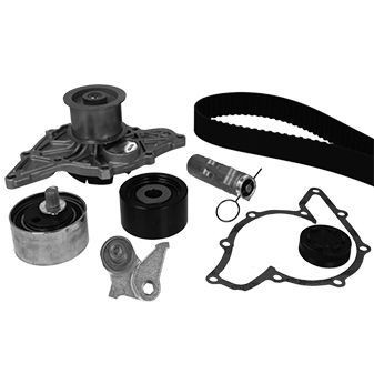 GRAF KP868-2: Veepump + hammasrihmakomplekt koos pingepehmenduse,pingutusrull